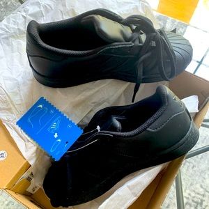 Kids adidas superstar c black originals 1.5